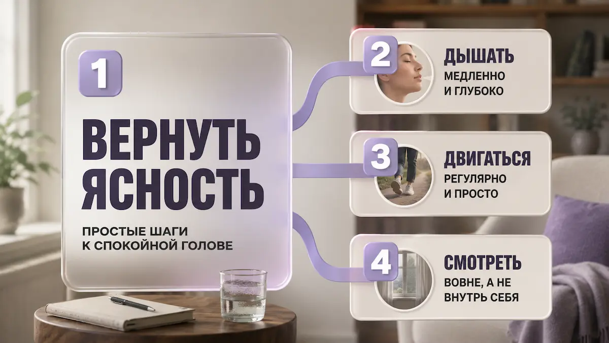 4 шага вернуть ясность после гипноза