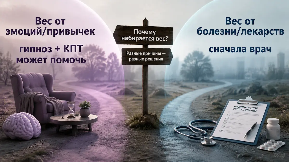 Алгоритм: кому и как подходит гипноз для похудения