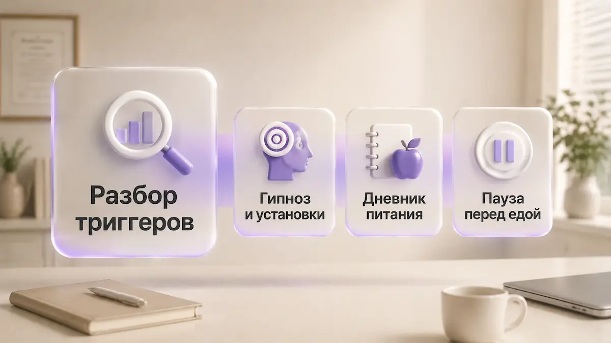 Как устроен курс гипнотерапии для коррекции пищевого поведения