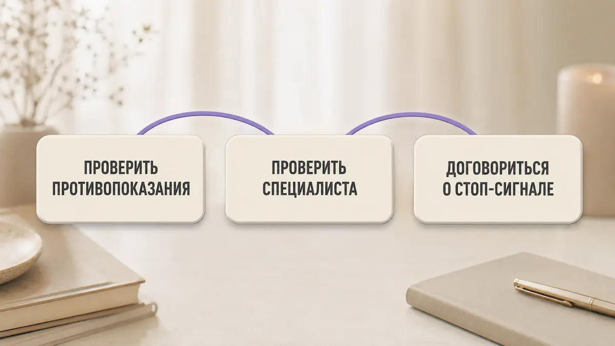 Схема принятия решения: подходит ли вам сеанс гипноза