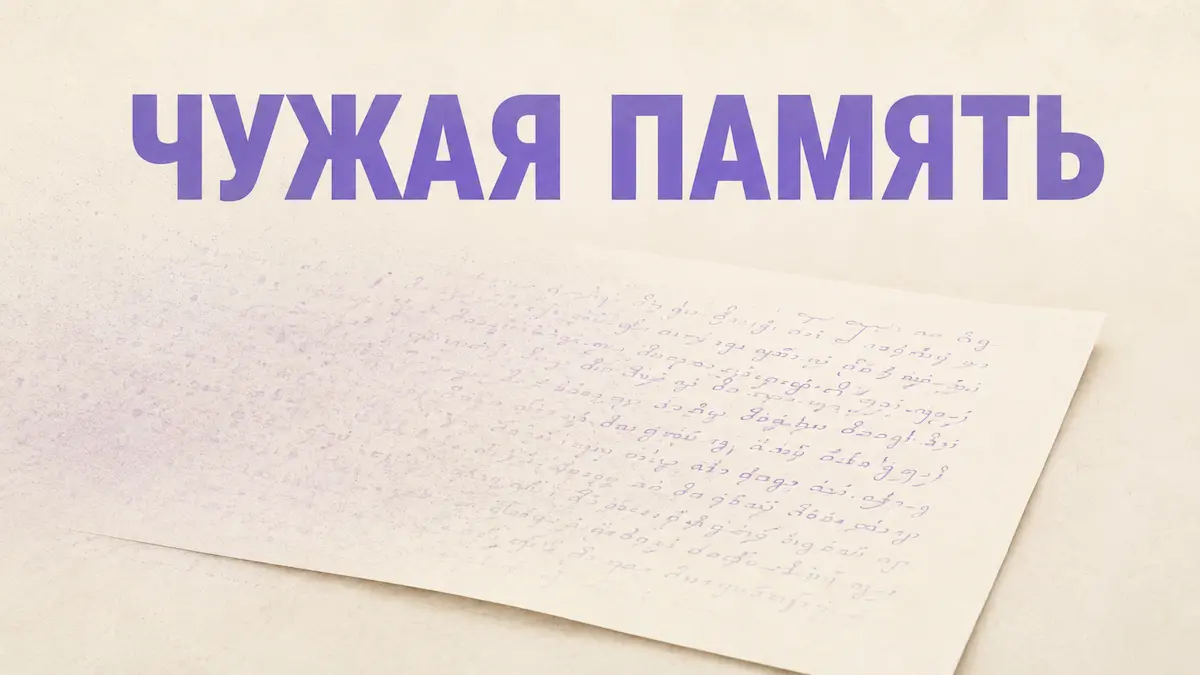 Метафора ложных воспоминаний: чистый лист, на котором проступает чужой почерк