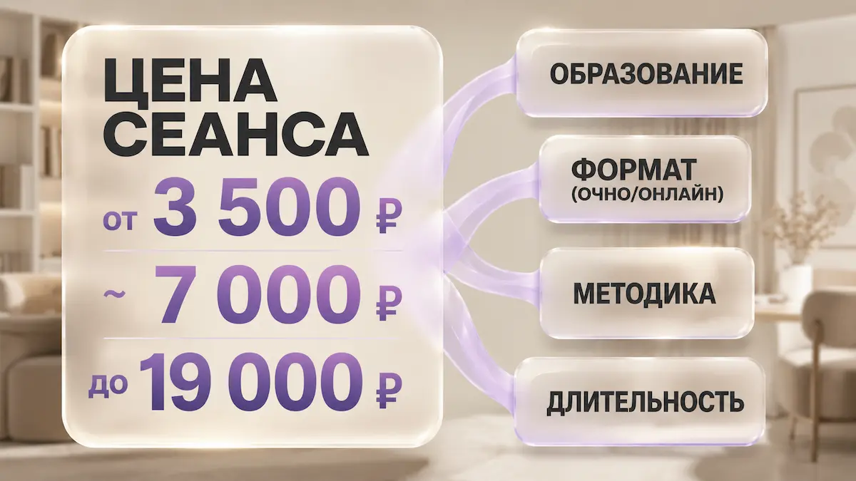 От чего зависит цена сеанса гипнотерапии в Москве: образование, формат, методика, длительность