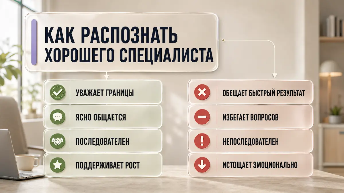 Инфографика: критерии выбора гипнотерапевта в Санкт-Петербурге