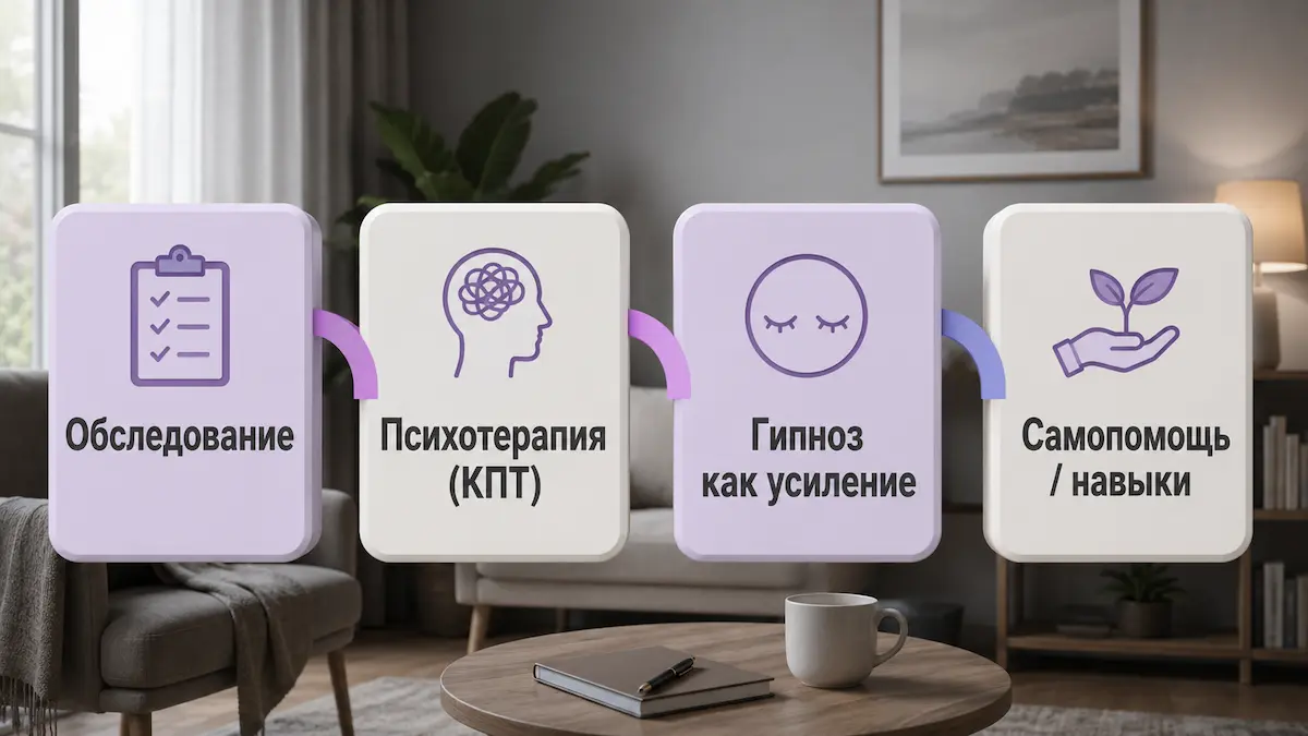 Маршрут лечения панических атак: от обследования до гипнотерапии