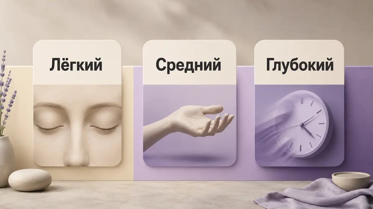 Как оценить стадию гипноза: простой ориентир по признакам транса